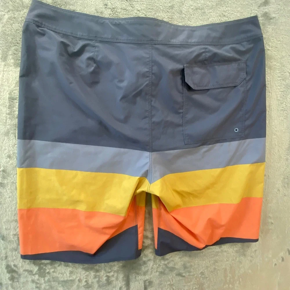 Patagonia Boardshorts Mens 36 Multicolor Hydro‎ Series Striped 86480 Summer